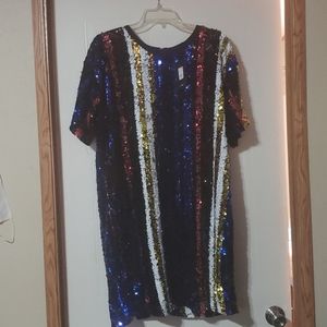 Sequined dress 2x Fashion Nova